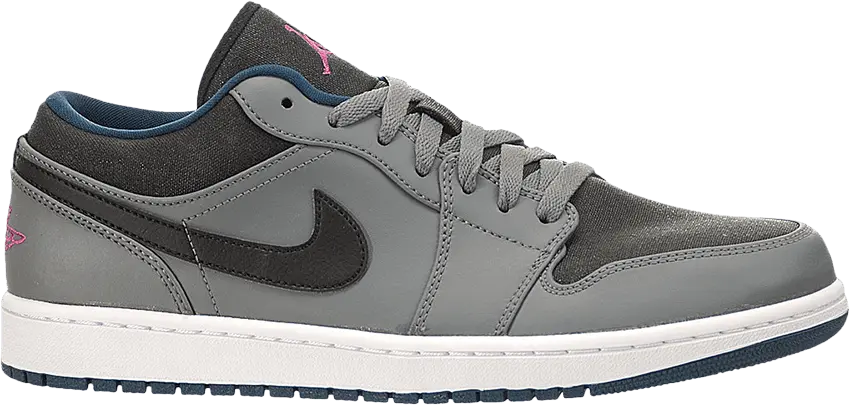  Jordan 1 Low Cool Grey Fusion Pink Space Blue