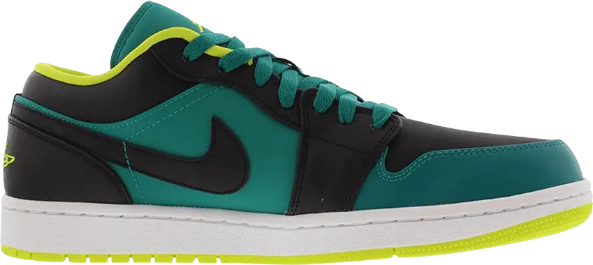  Jordan 1 Low Lush Teal Venom Green Black