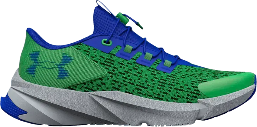  Under Armour Scramjet 5 GS &#039;Extreme Green Black&#039;