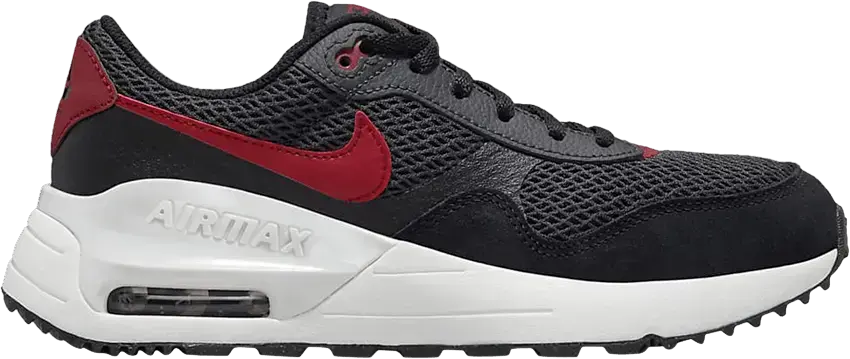  Nike Air Max SYSTM GS &#039;Black Team Red&#039;