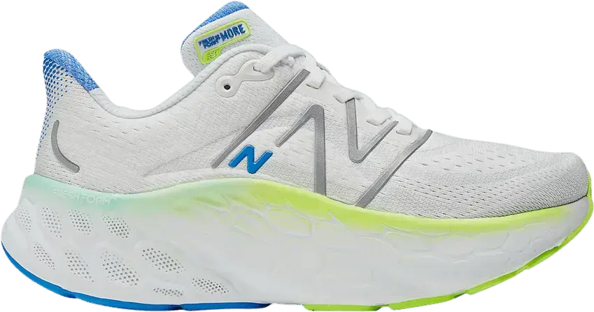  New Balance Fresh Foam X More V4 White Green (Women&#039;s)