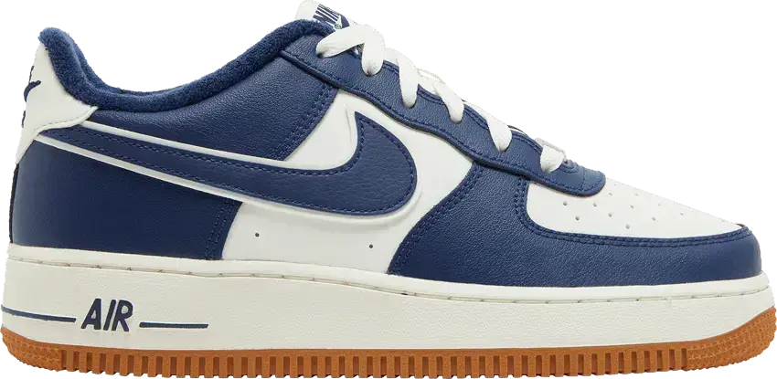  Nike Air Force 1 Low &#039;07 LV8 College Pack Midnight Navy (GS)