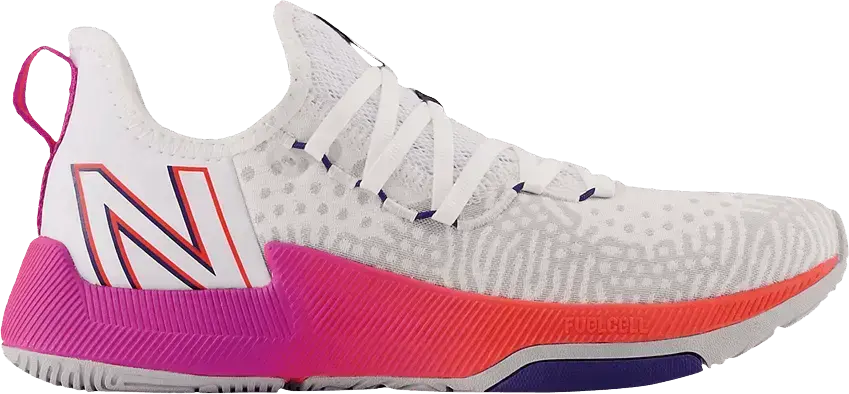  New Balance Wmns FuelCell Trainer Wide &#039;White Magenta Pop&#039;