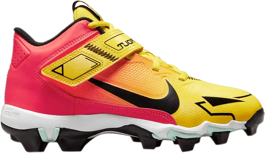  Nike Force Trout 8 Keystone GS &#039;Yellow Strike Bright Crimson&#039;