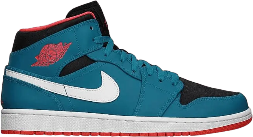  Jordan 1 Mid Tropical Teal