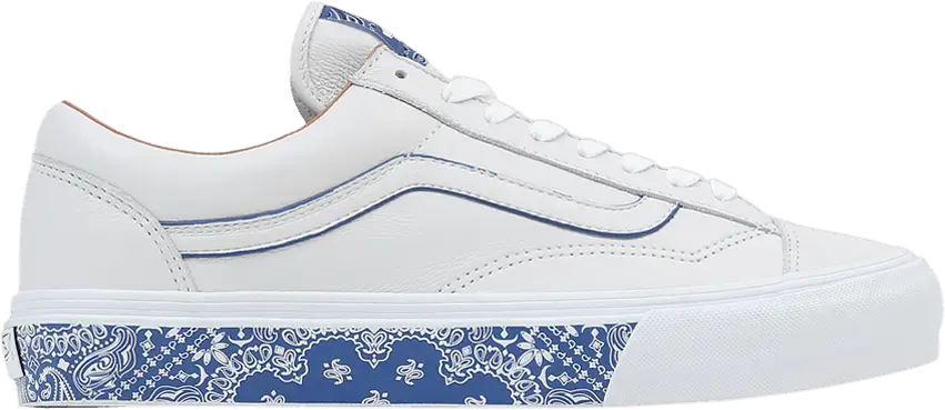  Vans Style 36 VLT LX &#039;Bandana - White True Blue&#039;