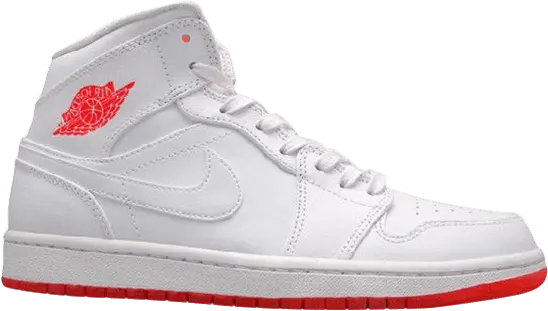  Jordan 1 Mid White Infrared 23