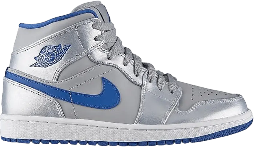  Jordan 1 Mid Wolf Grey Sport Blue