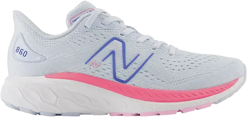  New Balance Fresh Foam X 860v13 Big Kid &#039;Moon Dust Neon Pink&#039;