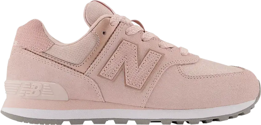  New Balance 574 Little Kid Wide &#039;Pink Haze&#039;