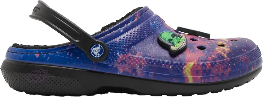  Crocs Ron English x Classic Lined Clog &#039;Area 54 - Galaxy&#039;