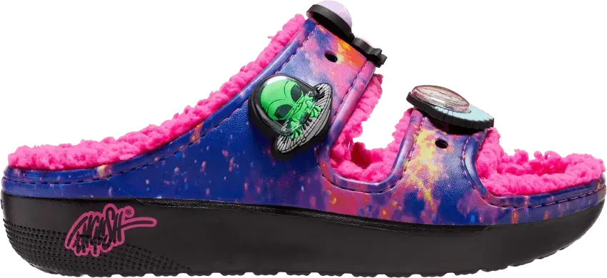  Crocs Ron English x Classic Cozzzy Sandal &#039;Area 54 - Galaxy&#039;