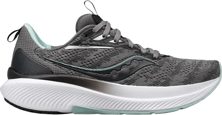  Saucony Wmns Echelon 9 Wide &#039;Charcoal Ice&#039;