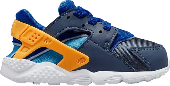  Nike Huarache Run TD &#039;Diffused Blue Laser Orange&#039;