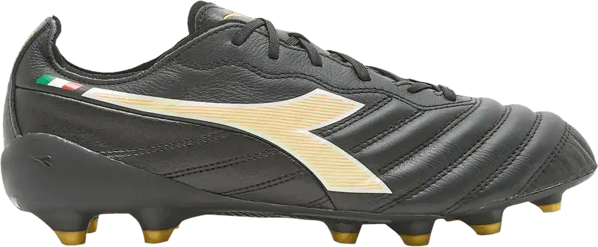  Diadora Brasil Elite 2 Tech Made in Italy LPX &#039;Black Gold&#039;