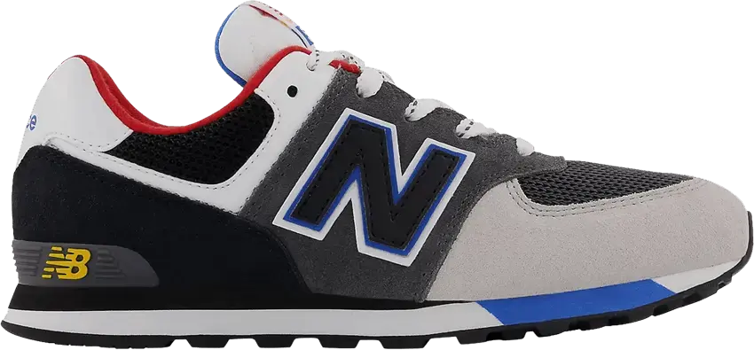  New Balance 574 Big Kid Wide &#039;Magnet Serene Blue&#039;