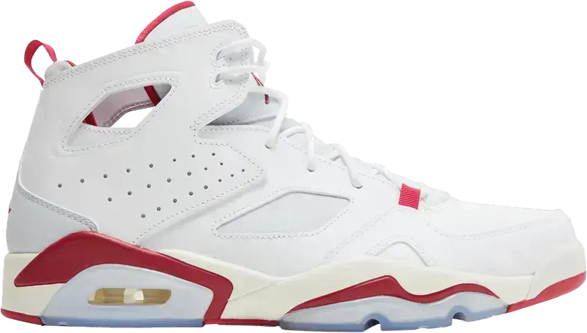  Jordan Flight Club 91 White Pure Platinum Sail Mystic Hibiscus