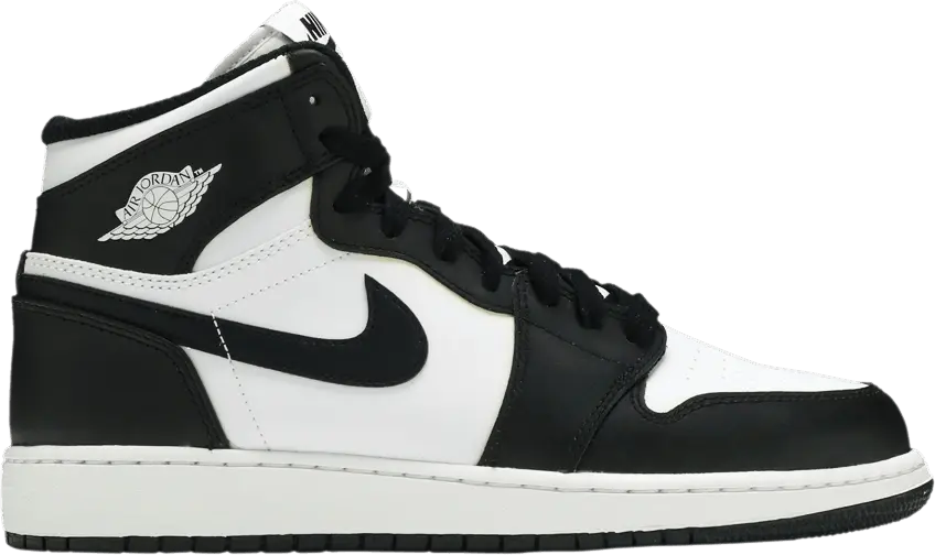  Jordan 1 Retro Black White (2014) (GS)