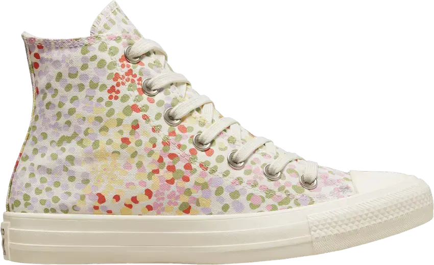  Converse Wmns Chuck Taylor All Star High &#039;Floral Print - Egret&#039;