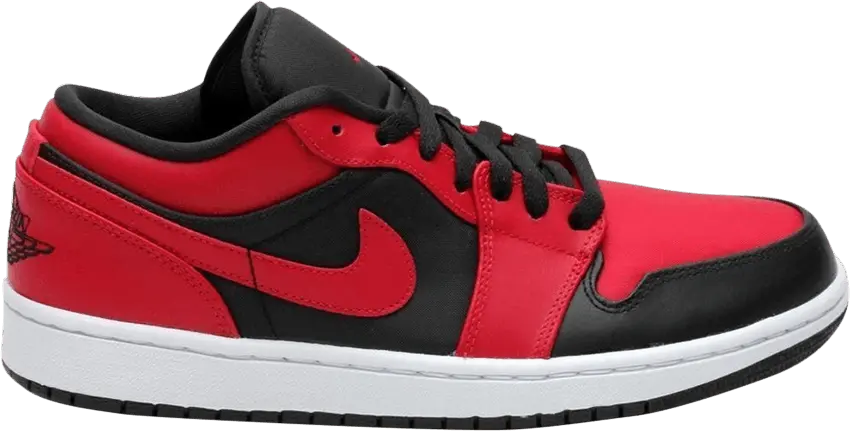  Jordan 1 Retro Low Black Gym Red