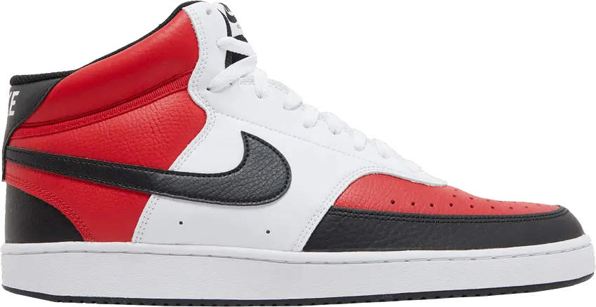  Nike Court Vision Mid White Red Black