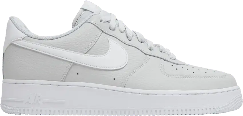  Nike Air Force 1 Low 07 Pebbled Pure Platinum