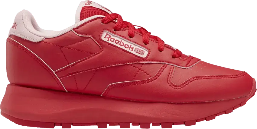  Reebok Classic Leather SP Big Kid &#039;Vector Red Pink Glow&#039;