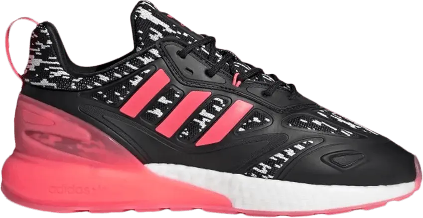  Adidas ZX 2K Boost 2.0 &#039;Digi - Black Pink&#039;