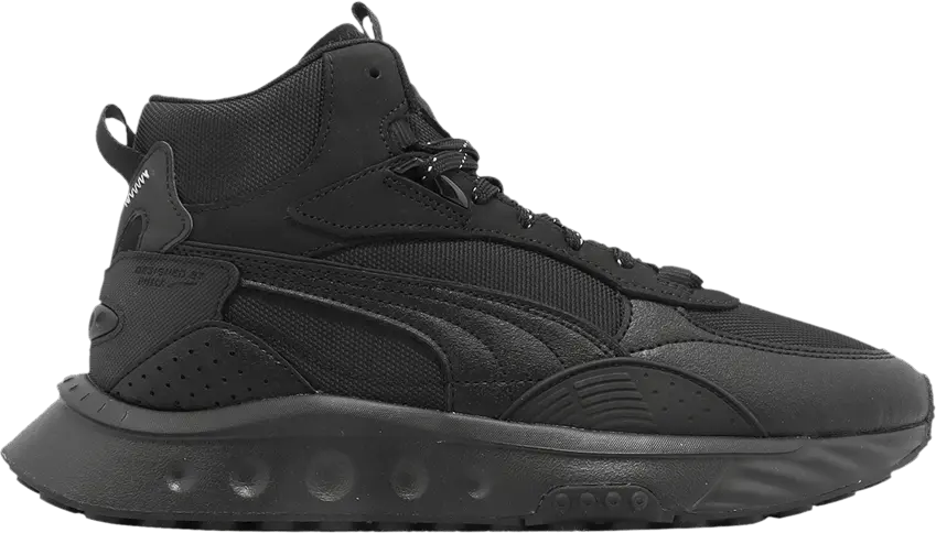  Puma Wild Rider Mid Core WS &#039;Black&#039;