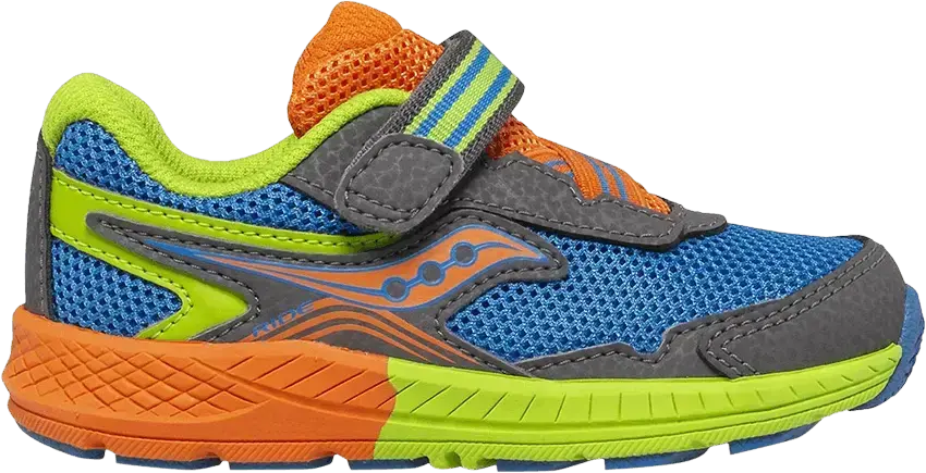  Saucony Ride 10 Little Kid &#039;Blue Multi&#039;