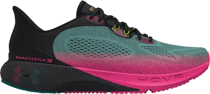  Under Armour HOVR Machina 3 &#039;Daylight - Black Electro Pink&#039;