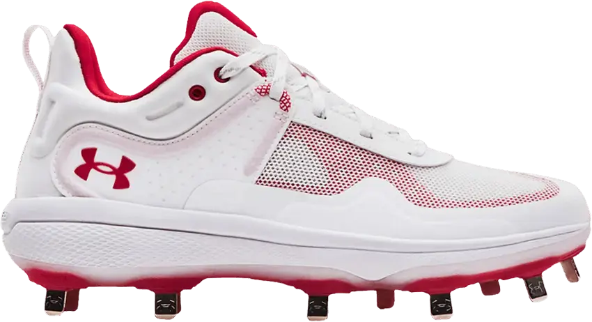  Under Armour Wmns Glyde MT &#039;White Red&#039;