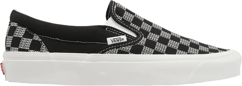  Vans Classic Slip-On &#039;Checker Check - Black White&#039;
