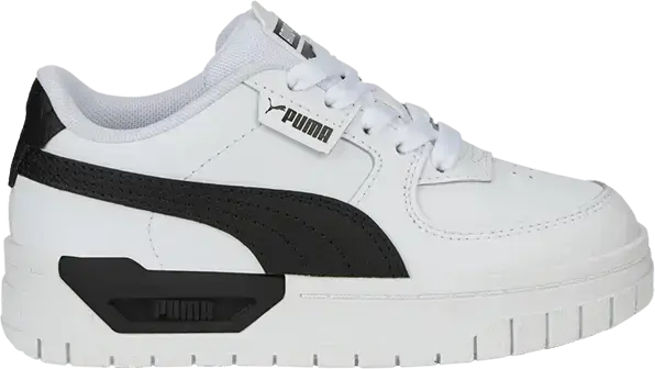  Puma Cali Dream Leather Little Kid &#039;White Black&#039;