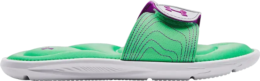  Under Armour Ignite 9 Slide GS &#039;White Antifreeze&#039;