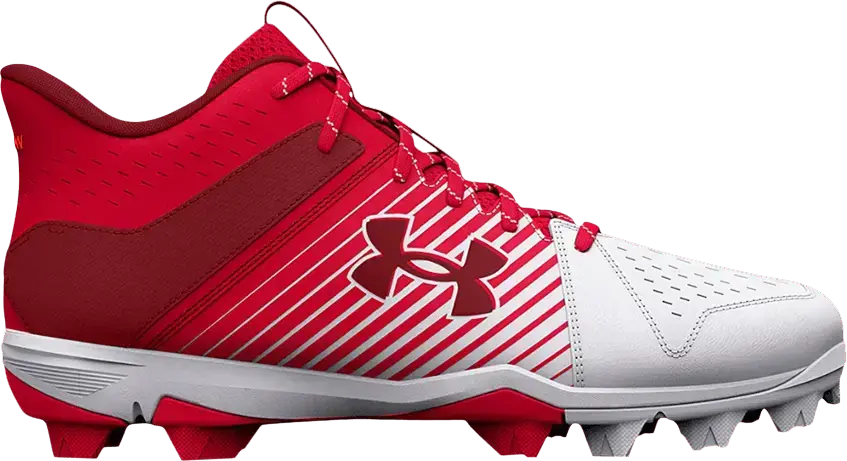  Under Armour Leadoff Mid RM &#039;Red White&#039;