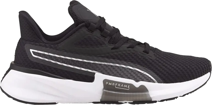  Puma Wmns PWRFrame TR &#039;Black White&#039;