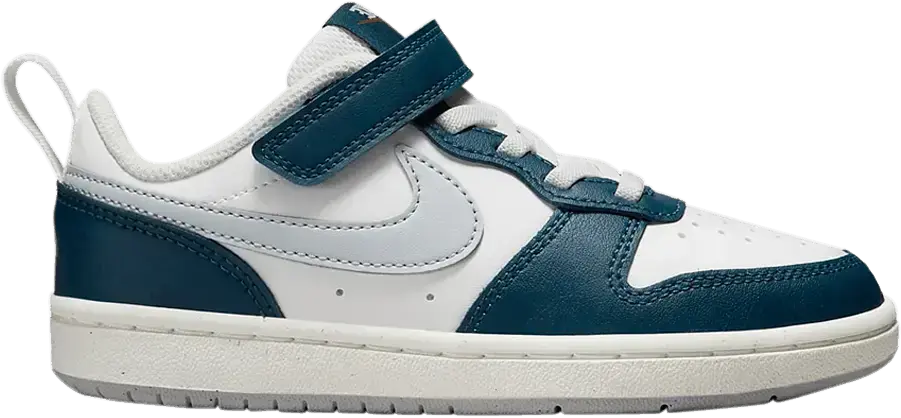  Nike Court Borough Low 2 PS &#039;White Valerian Blue&#039;