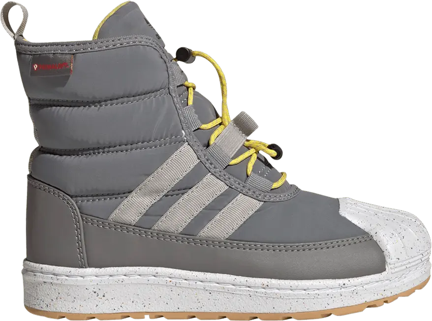  Adidas Superstar 360 Boots J &#039;Grey Impact Yellow Gum&#039;