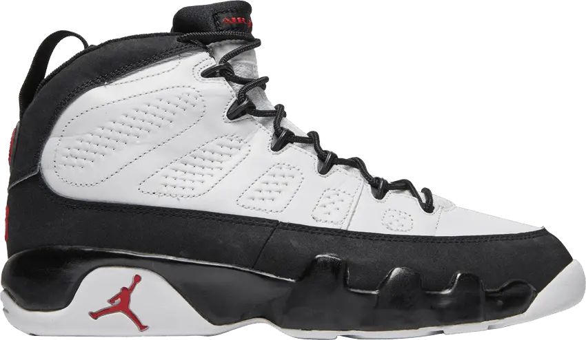  Jordan 9 Retro White Black Red (2002)