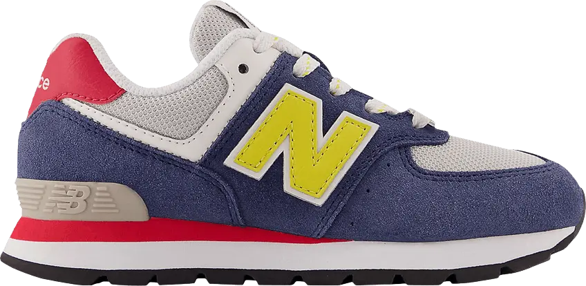  New Balance 574 Little Kid &#039;Natural Indigo Honeycomb&#039;