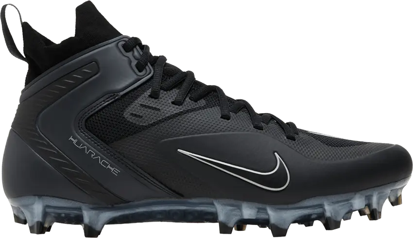  Nike Alpha Huarache 8 Elite &#039;Black Light Smoke Grey&#039;