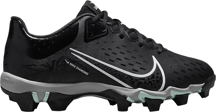  Nike Hyperdiamond 4 Keystone GG &#039;Black Dark Smoke Grey&#039;