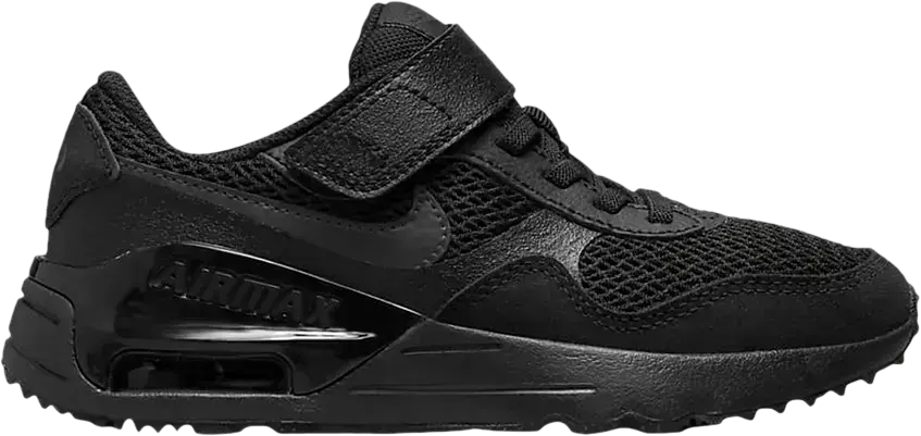  Nike Air Max SYSTM PS &#039;Triple Black&#039;