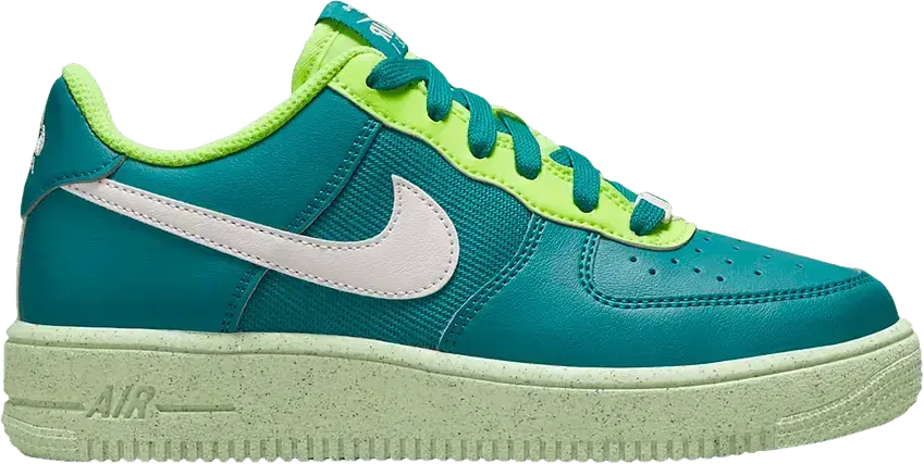  Nike Air Force 1 Crater Next Nature GS &#039;Bright Spruce Volt&#039;