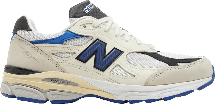  New Balance 990v3 MiUSA White Blue