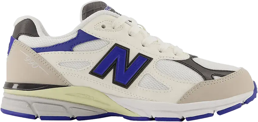  New Balance Teddy Santis x 990v3 Big Kid Wide &#039;White Blue&#039;