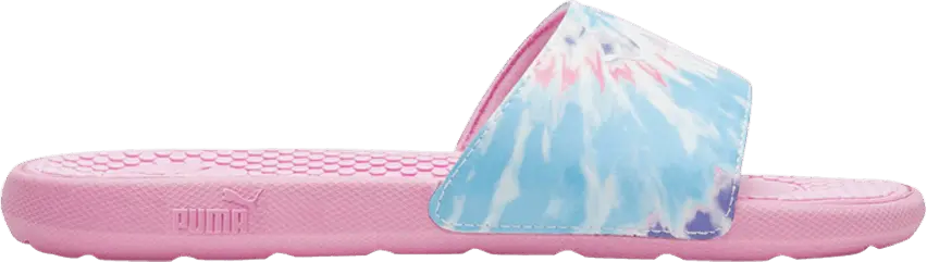  Puma Wmns Cool Cat Slide &#039;Twist - Pink Blue Tie Dye&#039;
