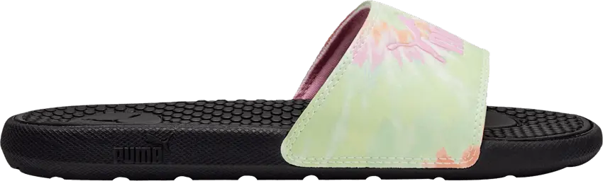  Puma Wmns Cool Cat Slide &#039;Twist - Pink Green Tie Dye&#039;