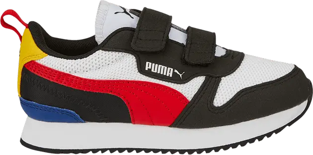  Puma R78 Little Kid &#039;Black Red Blue&#039;